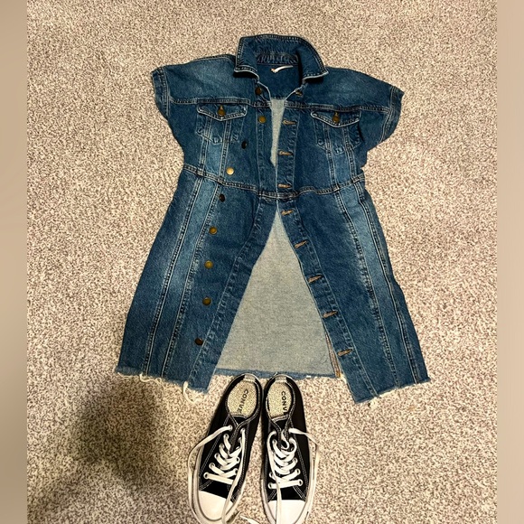 Free People Dresses & Skirts - Free people Jean dress xs